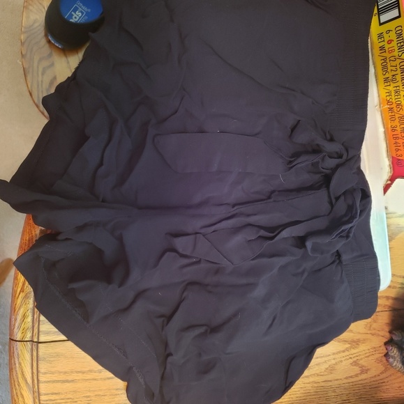 Black silky shorts. - Picture 1 of 1